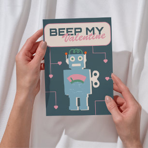 Beep My Valentine Holiday Card