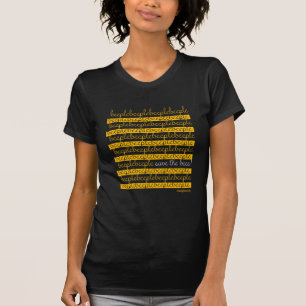 Beeple Save the Bees Script Black Tee