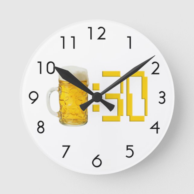 Beer:30 Round Clock (Front)