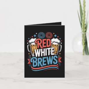Beer 4th of July Holiday Card