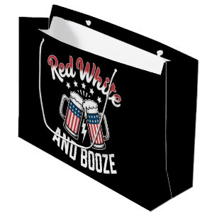 Beer 4th Of July , Patriotic Party Large Gift Bag