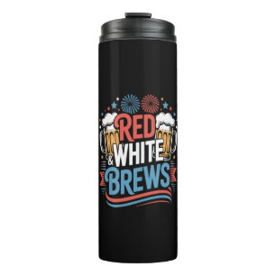 Beer 4th of July Thermal Tumbler