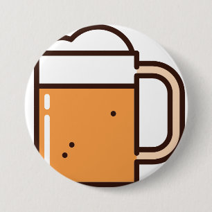 beer 7.5 cm round badge