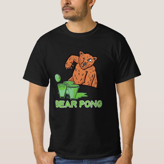 Beer A Bear Pong T-Shirt (Front)
