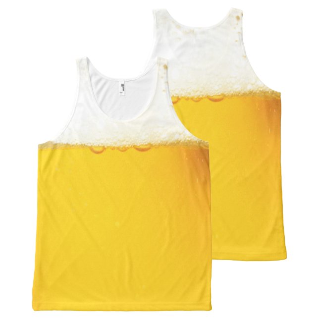Beer All-Over Print Singlet (Front and Back)
