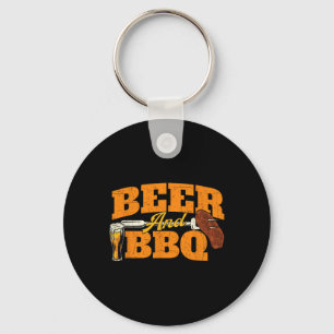 Beer And Bbq - Grilling Grill Pitmaster Byrbecue L Key Ring