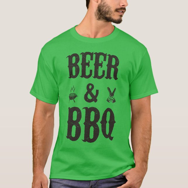 Beer and BBQ T-Shirt (Front)