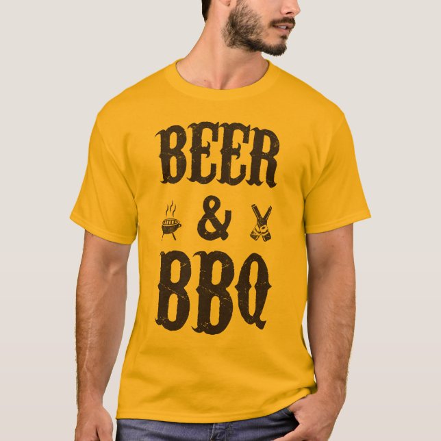 Beer and BBQ T-Shirt (Front)
