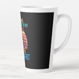 Beer And Biking Birthday Latte Mug