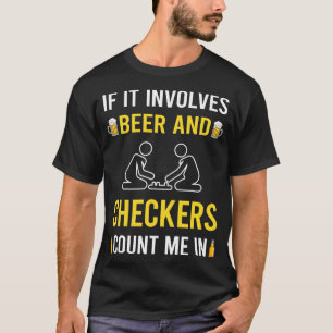 Beer And Checkers T-Shirt