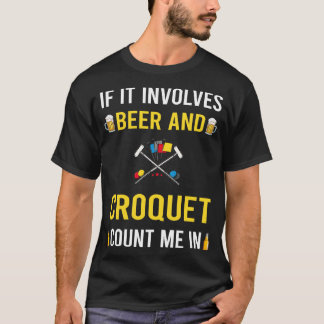 Beer And Croquet T-Shirt