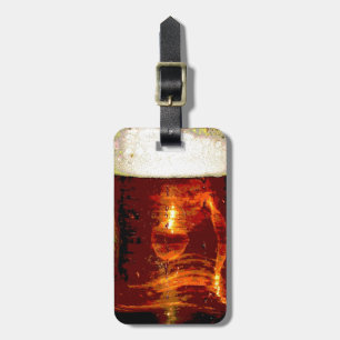 Beer and Foam Luggage Tag