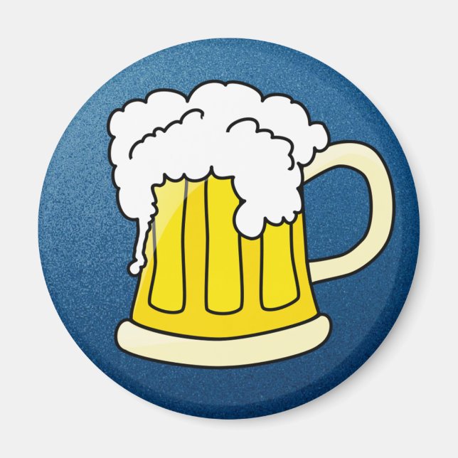 beer and mug magnet (Front)