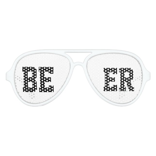 Beer Aviator Sunglasses (Front)