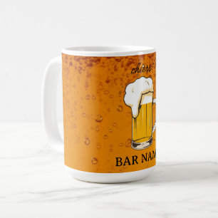 Beer Bar Business vintage logo shop Coffee Mug