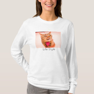 Beer Basic Long-Hanged Cats for Women T-Shirt