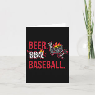 Beer Bbq Bysebyll Fire Summer Coming Card