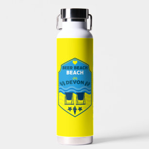Beer Beach Devon Water Bottle