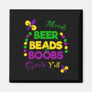 Beer Bead Breast Funny Carnival Party Men Gift Mar Magnet