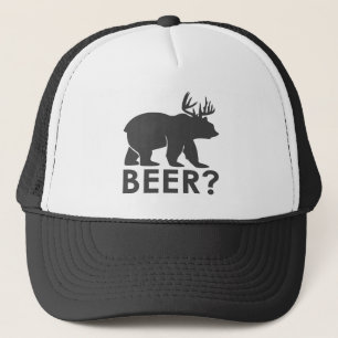 beer bear black & white hat Lighthouse Route"