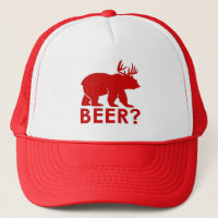 beer  bear red hat Lighthouse Route"