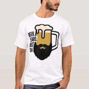 Beer, Beard, Best Dad – The Ultimate Dad Combo! T-Shirt