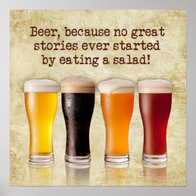 “Beer… because... Poster (Front)