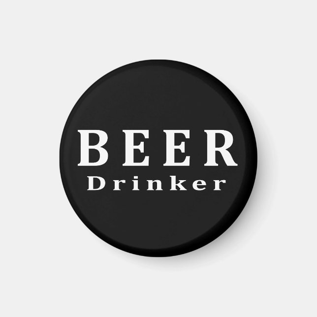 Beer, Beer drinker Magnet (Front)