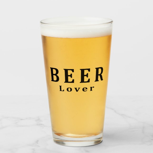Beer, Beer lover Glass (Front Filled)