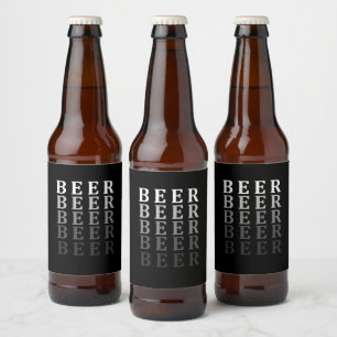 Beer, beer lovers design bottle label