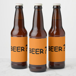 Beer? beer lovers design bottle label
