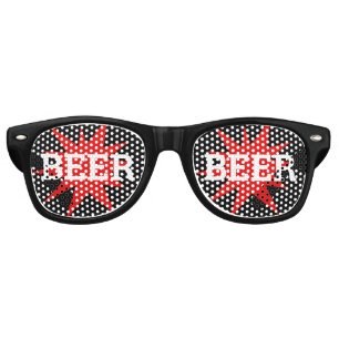 BEER BEER retro Shades / Fun Party Sunglasses
