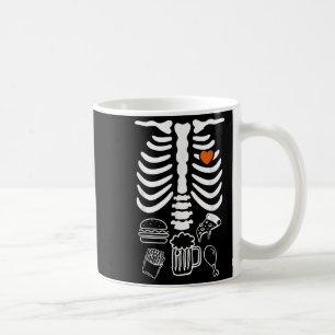 Beer Belly & Baby Skeleton Pregnancy Couples H Coffee Mug
