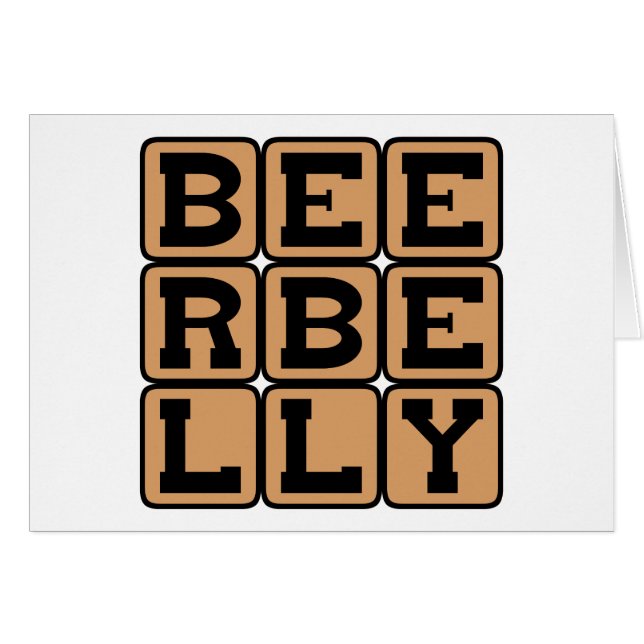 Beer Belly, Side Effect of Partaking Ale (Front Horizontal)