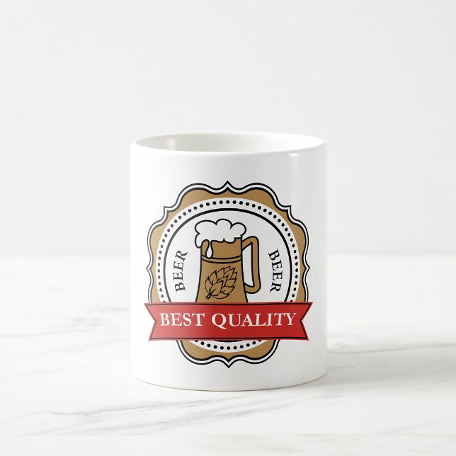 Beer Best Quality Craft Brew Badge Coffee Mug (Creator Uploaded)