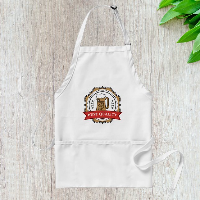 Beer Best Quality Craft Brew Badge Standard Apron (Creator Uploaded)
