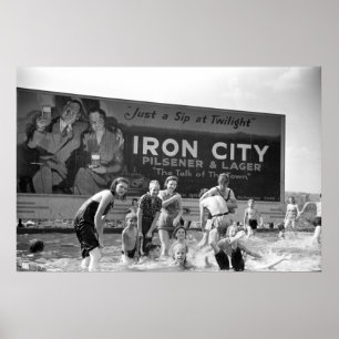 Beer Billboard, 1938 Poster