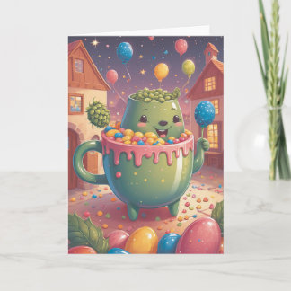 Beer Birthday Bash Celebration Card