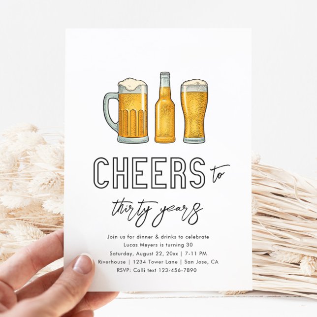 Beer Birthday Invitation | Drinks Birthday Invite (Creator Uploaded)