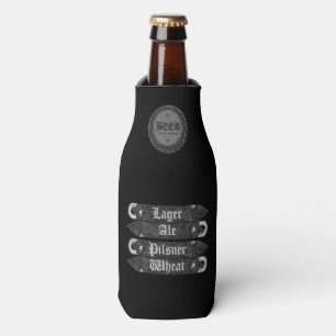 Beer Bottle Cap/Bottle Opener Grey/White Cooler