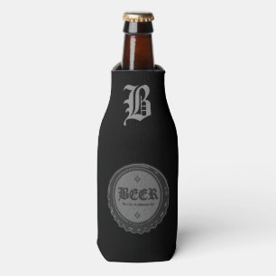 Beer Bottle Cap Grey 2 Cooler