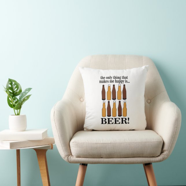 Beer Bottle Funny Beer Cushion (Chair)