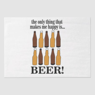 Beer Bottle Funny Beer Tissue Paper