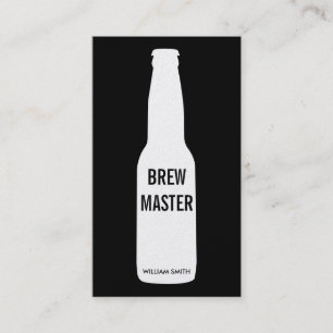 Beer Bottle (golden) Business Card