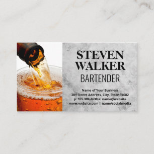 Beer Bottle Pour Appointment Card
