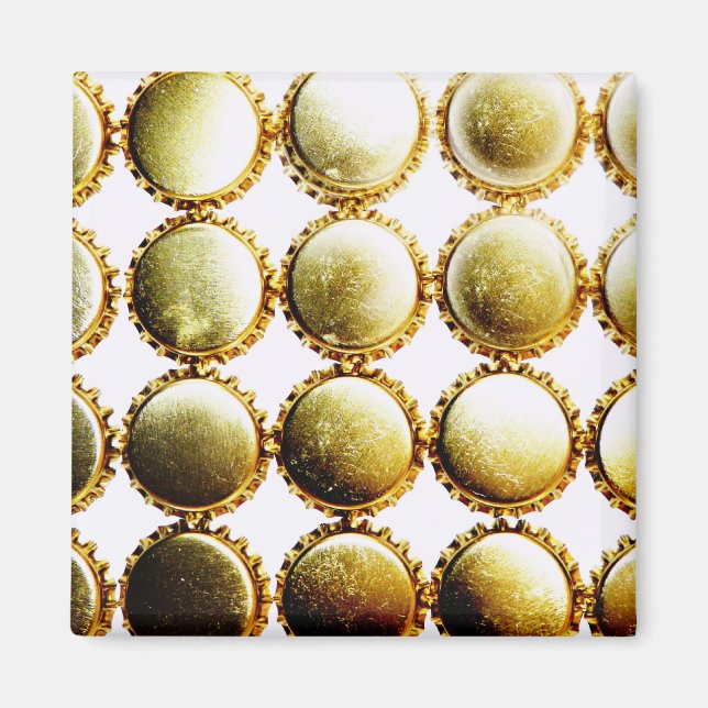 Beer Bottlecap Bling Magnet (Front)