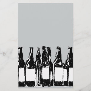 beer bottles stationery