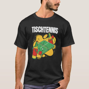 Beer Bottles With Table Tennis Bat Beer Table Tenn T-Shirt