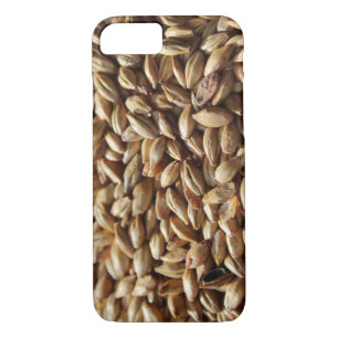 Beer brewing malted barley grains background iPhone 8/7 case