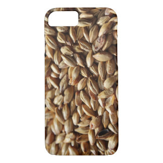 Beer brewing malted barley grains background iPhone 8/7 case